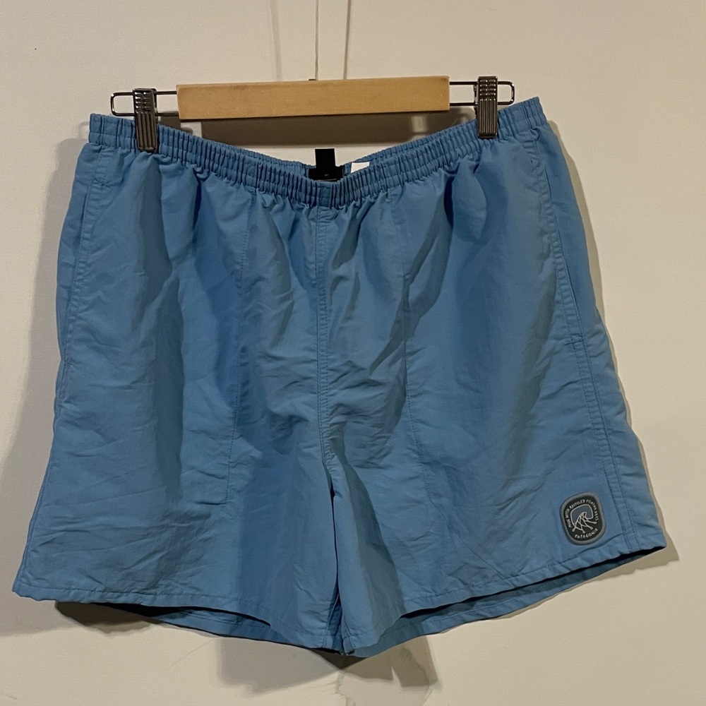 Patagonia Light Blue Men's Swim Trunks